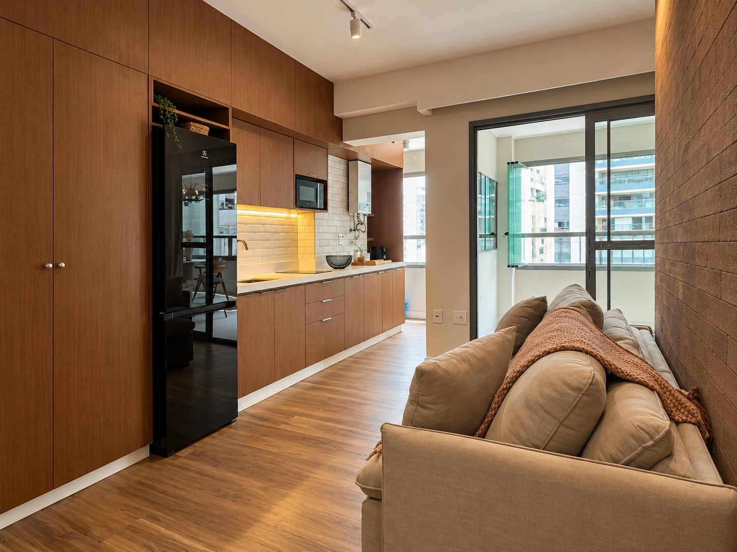 Photo of the finished kitchen