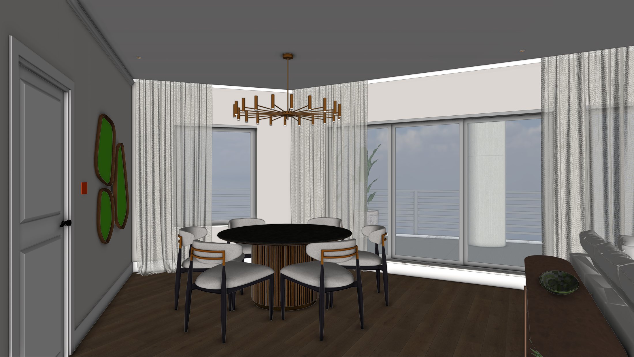 Dining room SketchUp model